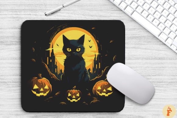 Black Cat Beside a Spooky Pumpkin Review