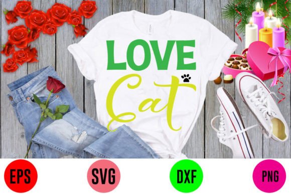 Cat T-Shirt Design, Love Cat Review