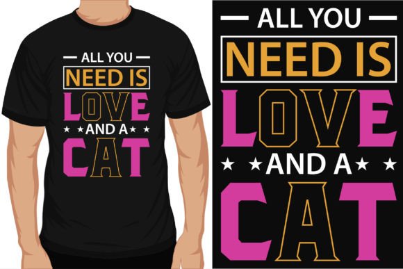 Cat Typographic T-shirt Design Review