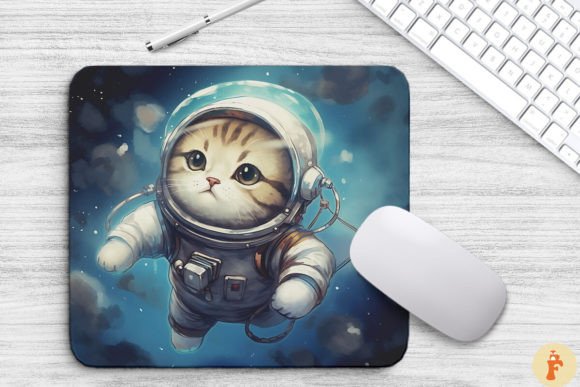 Cute Astronaut Scottish Fold Cat Embroidery Design Review