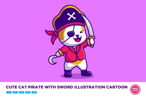 Cute Cat Pirate Embroidery Design Review