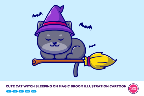 Cute Cat Witch Embroidery Design Review