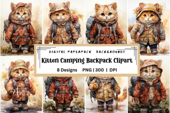 Cute Kitten Backpack Background Review