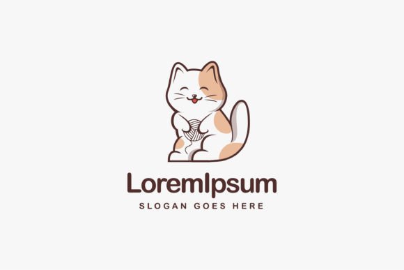Cute Kitten Cat Logo Icon Review