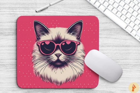 Cute Pink Birman Cat Mouse Pad Review