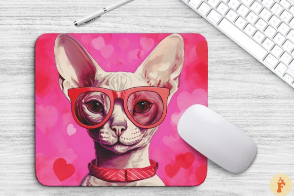 Cute Pink Cornish Rex Cat Mouse Pad Review