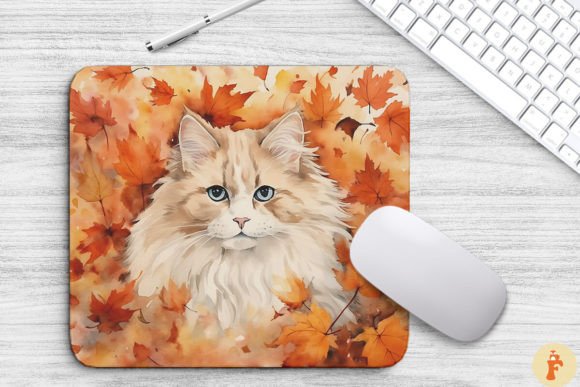 Cute Ragdoll Cat in Fall Mouse Pad Review