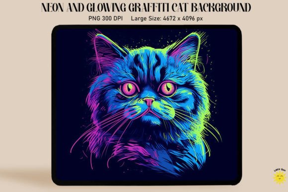 Neon Graffiti Cat Embroidery Design Review