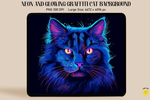 Neon Graffiti Nebelung Cat Embroidery Review