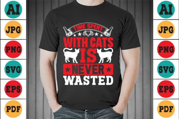 Time Spent with Cats T-Shirt Design Review